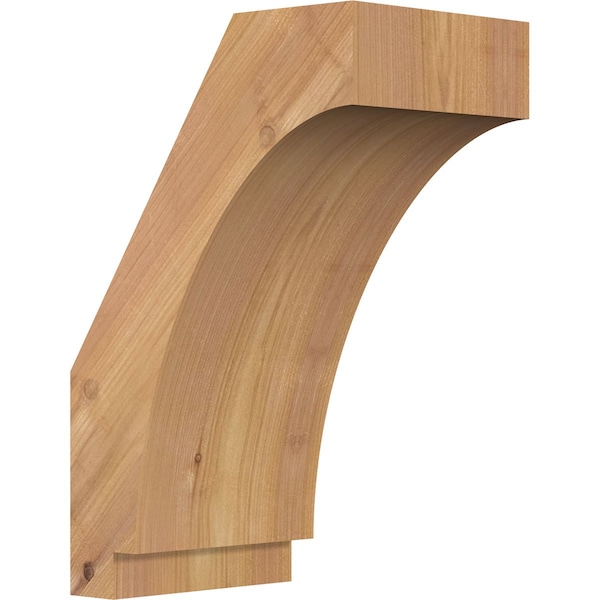 Ekena Millwork 5 1/2"W x 8"D x 12"H Imperial Smooth Knee Brace, Western Red Cedar BRC06X08X12IMP00SWR - main